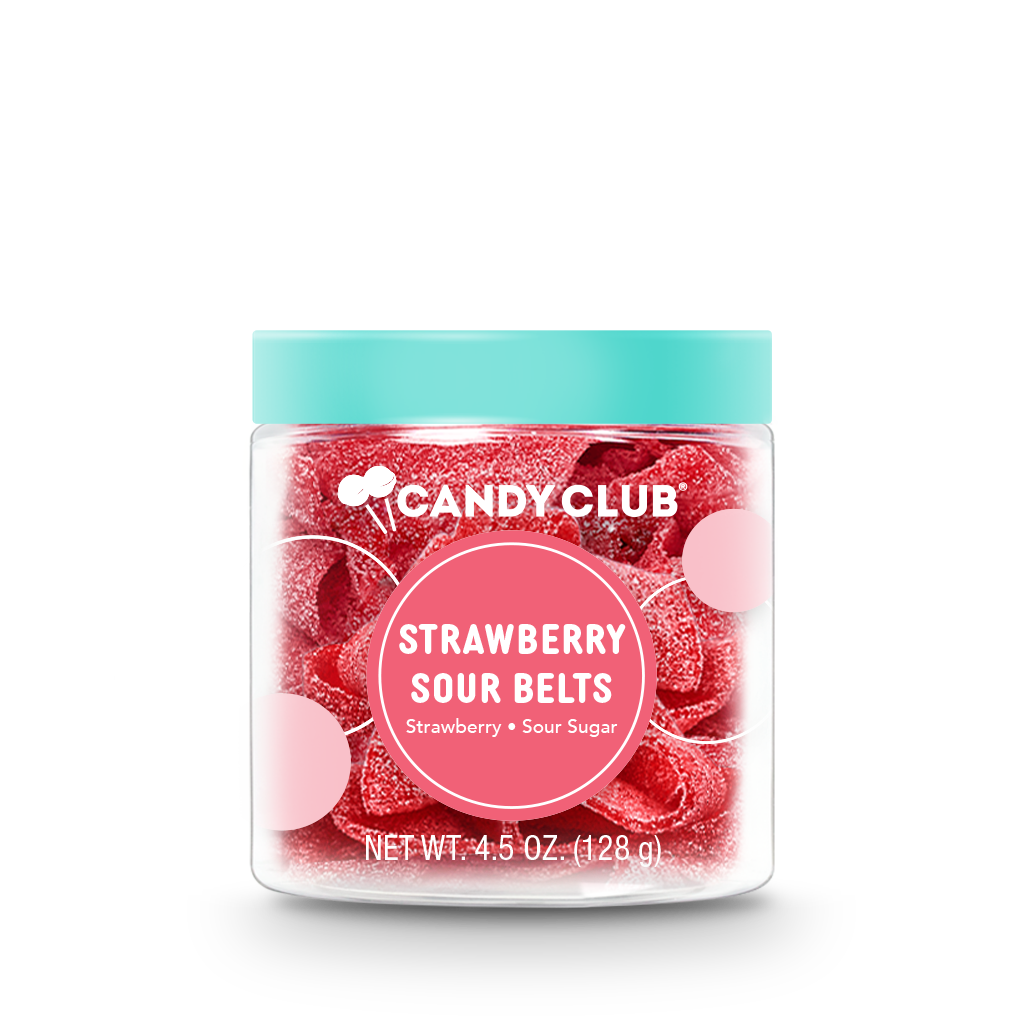 Candy Club Strawberry Sour Belts