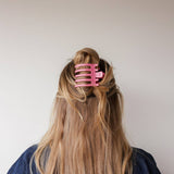 Kaxi Lay Down Claw Clip | Shiny Rose