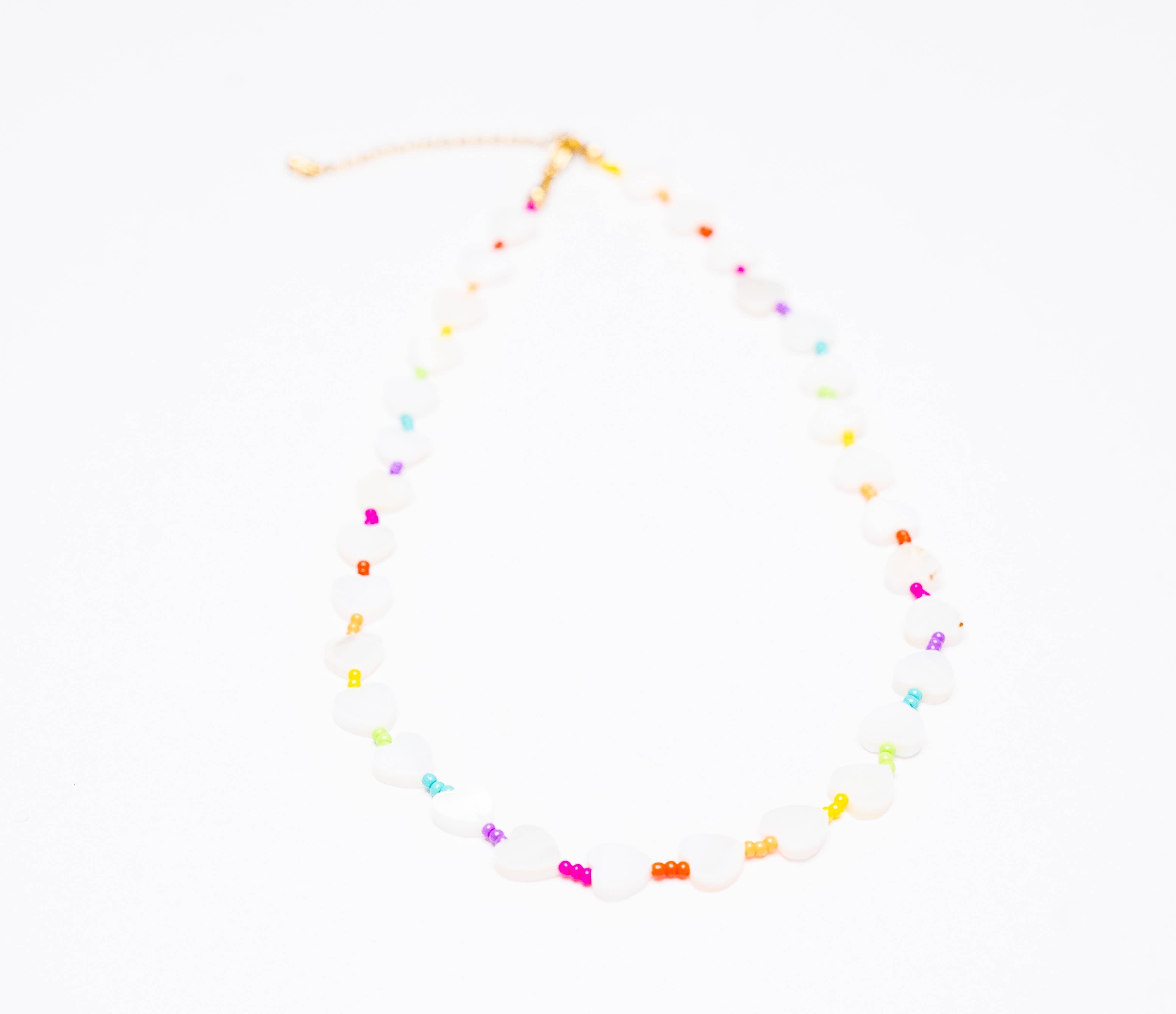 Rainbow Heart Necklace