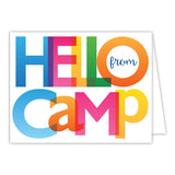 Hello From Camp Greeting Card