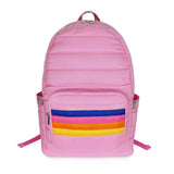 Pink Retro Stripe Backpack