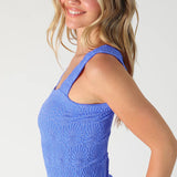 Textured Square Neck Tank