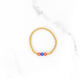 OTX Gold Beaded Bracelet