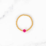 Pink Smile Beaded Bracelet