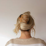 Kaxi Lay Down Claw Clip | Shiny Rose