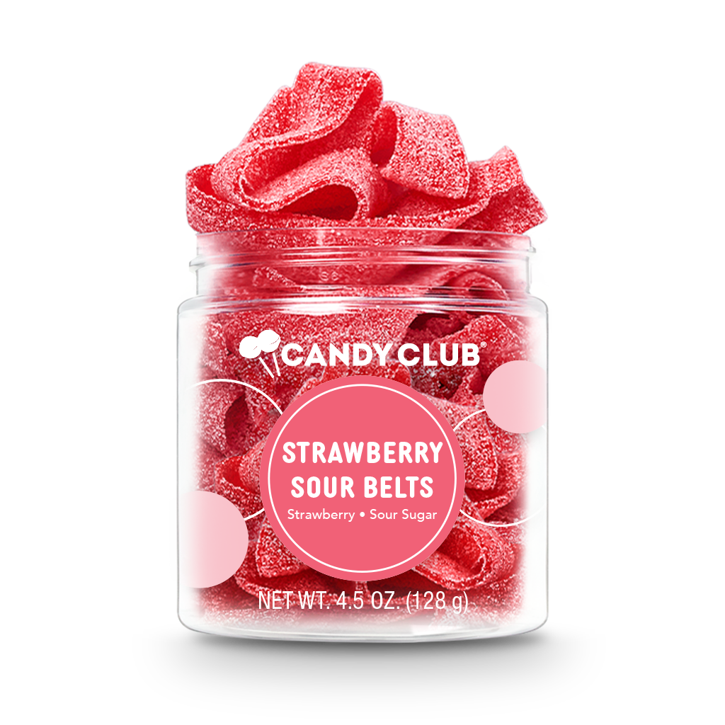 Candy Club Strawberry Sour Belts