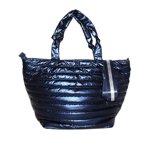 Puffer Tote - Sapphire