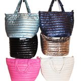 Puffer Tote - Sapphire