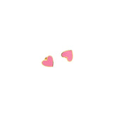 Enamel Heart Stud