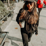Black on Black Mother Embroidered Trucker Hat