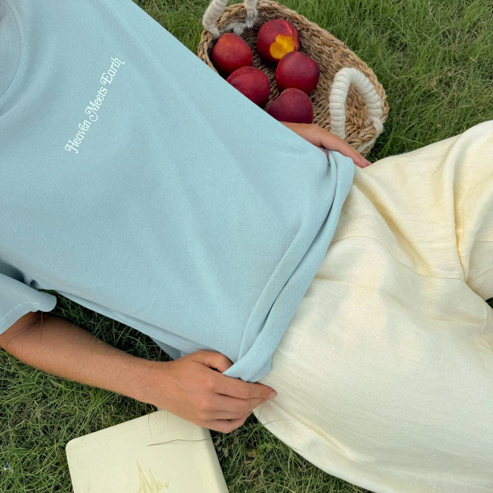 Heaven Meets Earth Tee | Blue