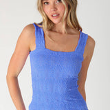 Textured Square Neck Tank