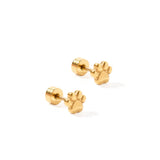 Paw Print Studs
